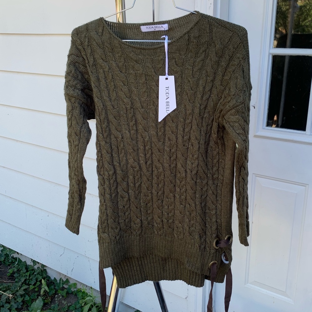 Olive green sweater